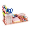 Comix Contemporary Mesh Metal Desktop File Sorter for Neat and Organized Surfaces in Office School and Home